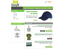 Tablet Screenshot of goodhemp.com